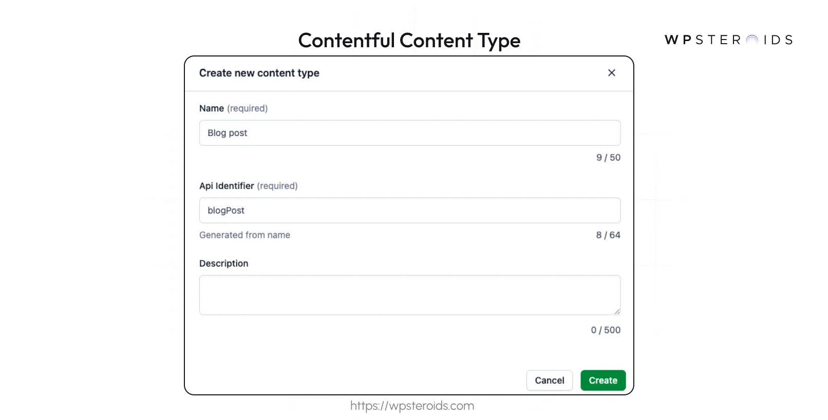 Image: Contentful Content Type