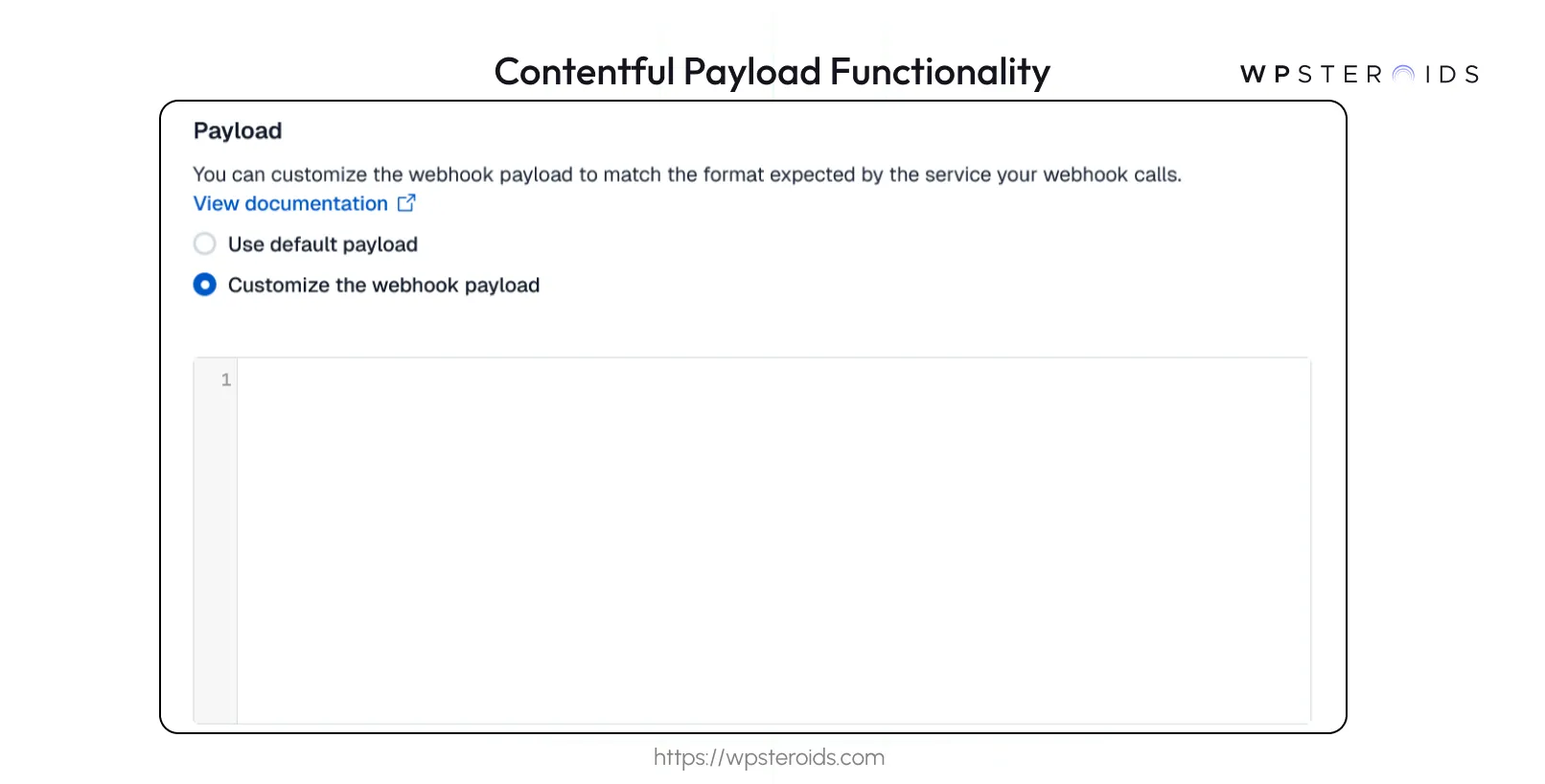 Image: Contentful Payload Functionality