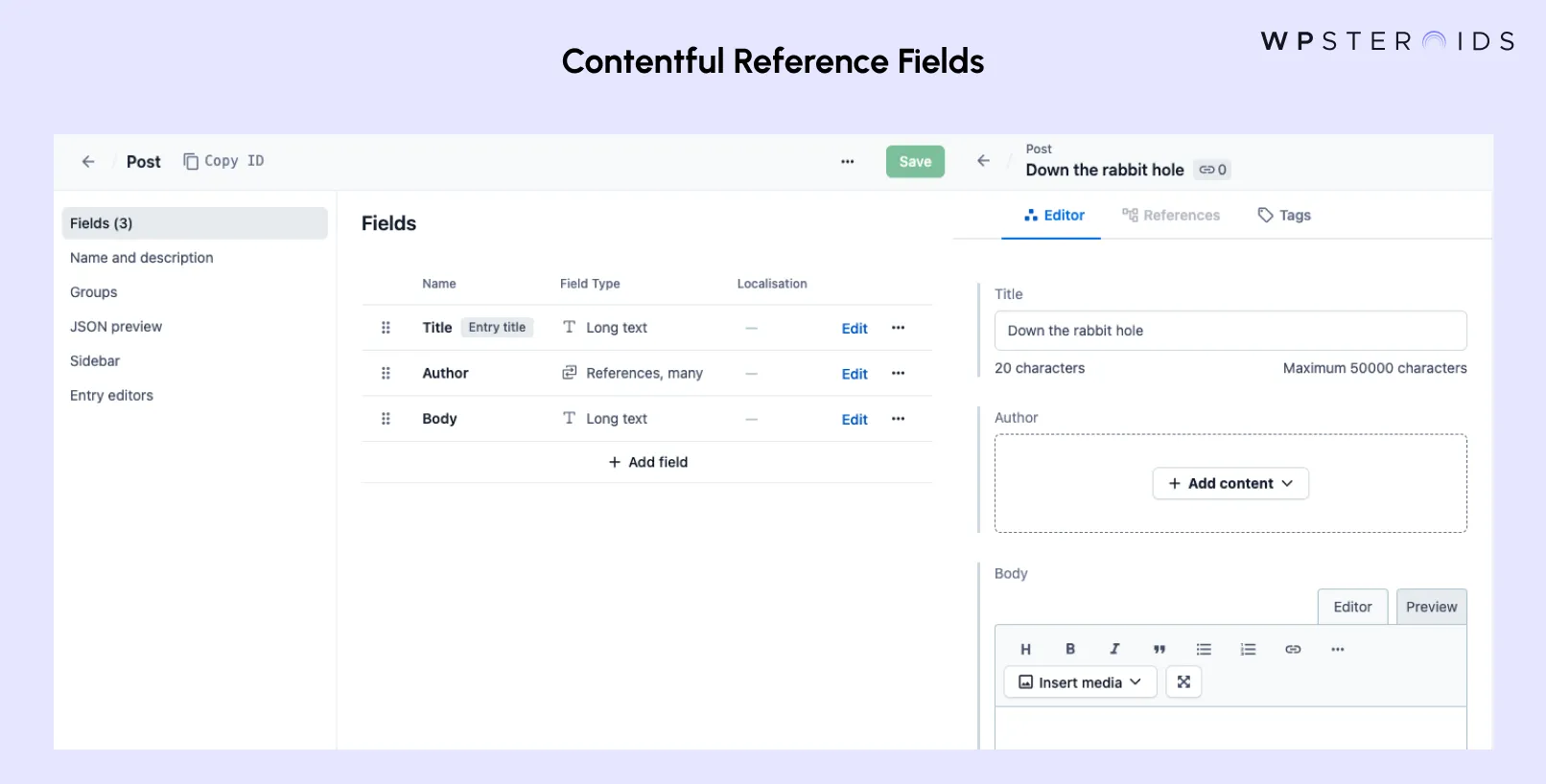 Image: Contentful Reference Fields
