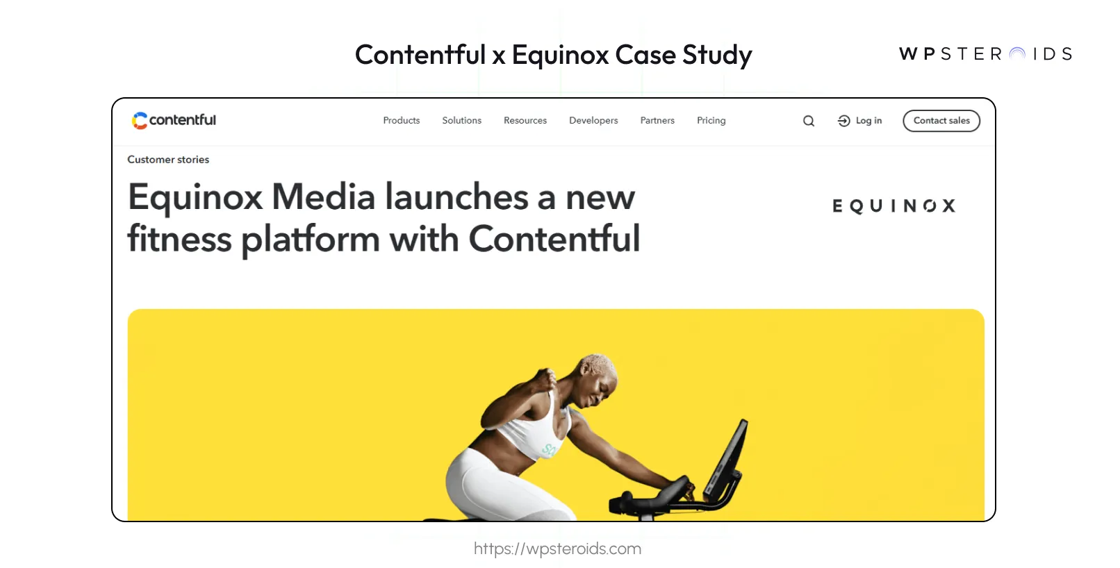 Image: Contentful x Equinox Case Study