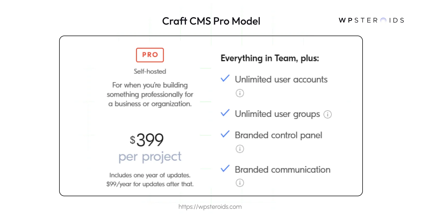 Image: Craft CMS Pro Model