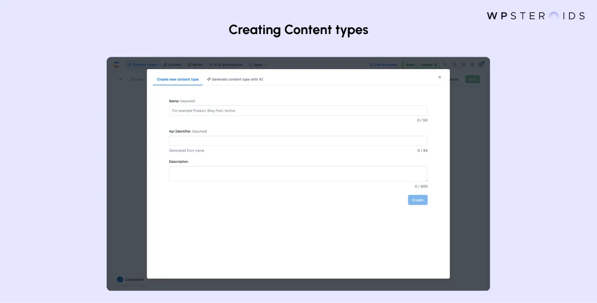 Image: Creating Content Types