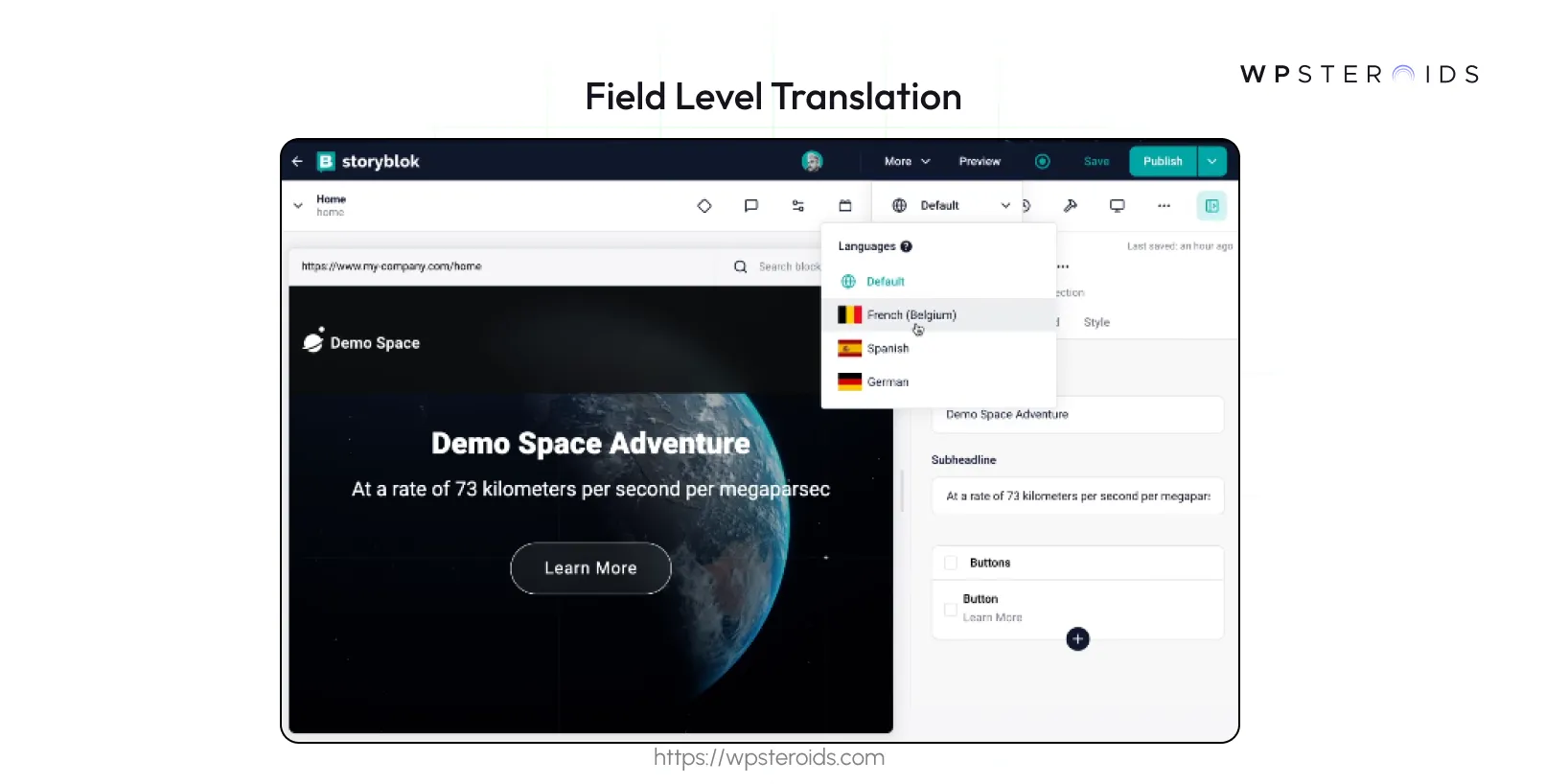 Image: Field Level Translation