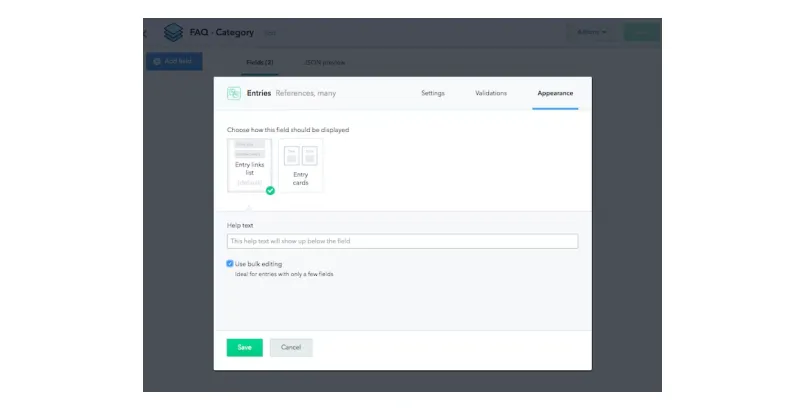 Image: Contentful Reference Editor