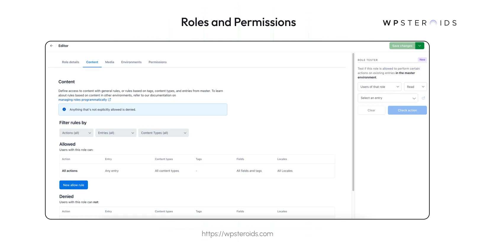 Image: Roles and Permissions