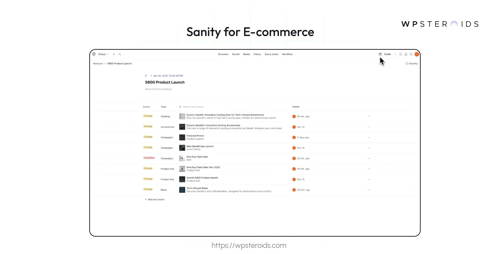 Image: Sanity for E-commerce