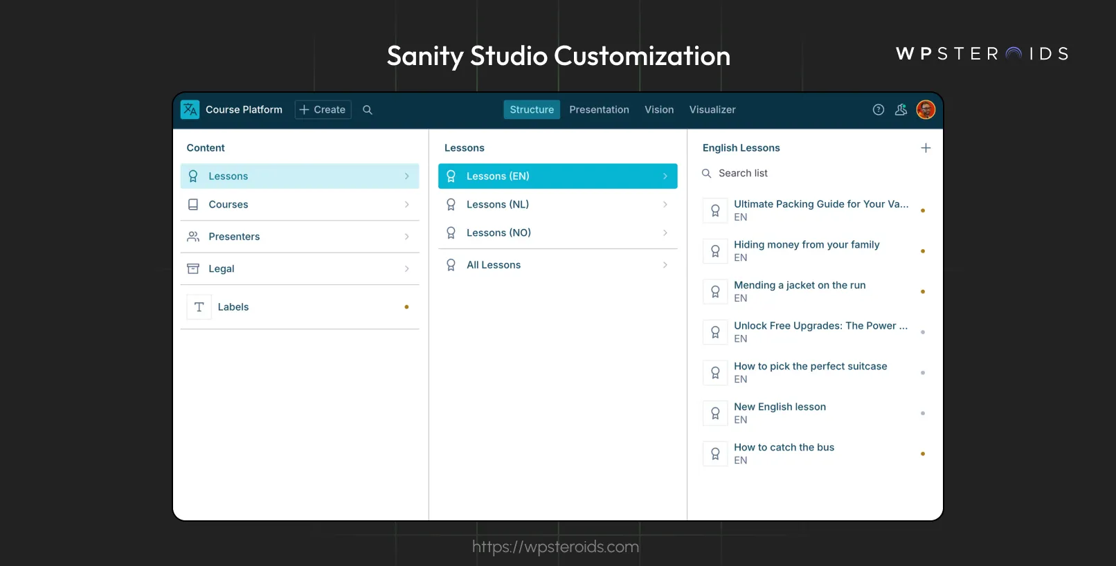 Image: Sanity Studio Customization