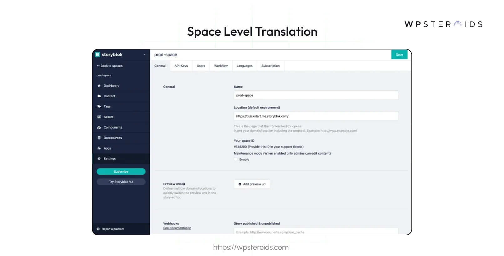 Image: Space Level Translation