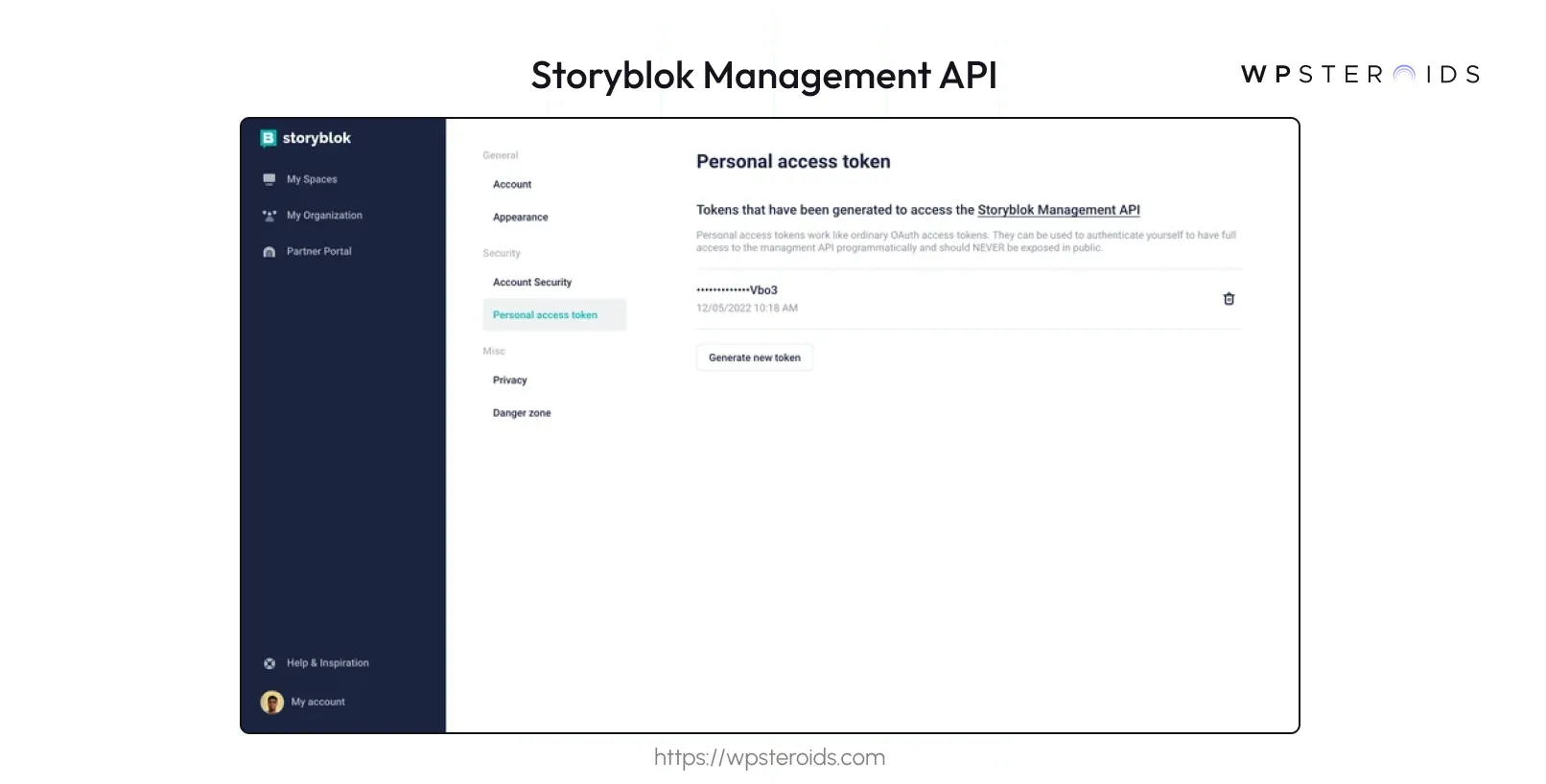 Image: Storyblok Management API