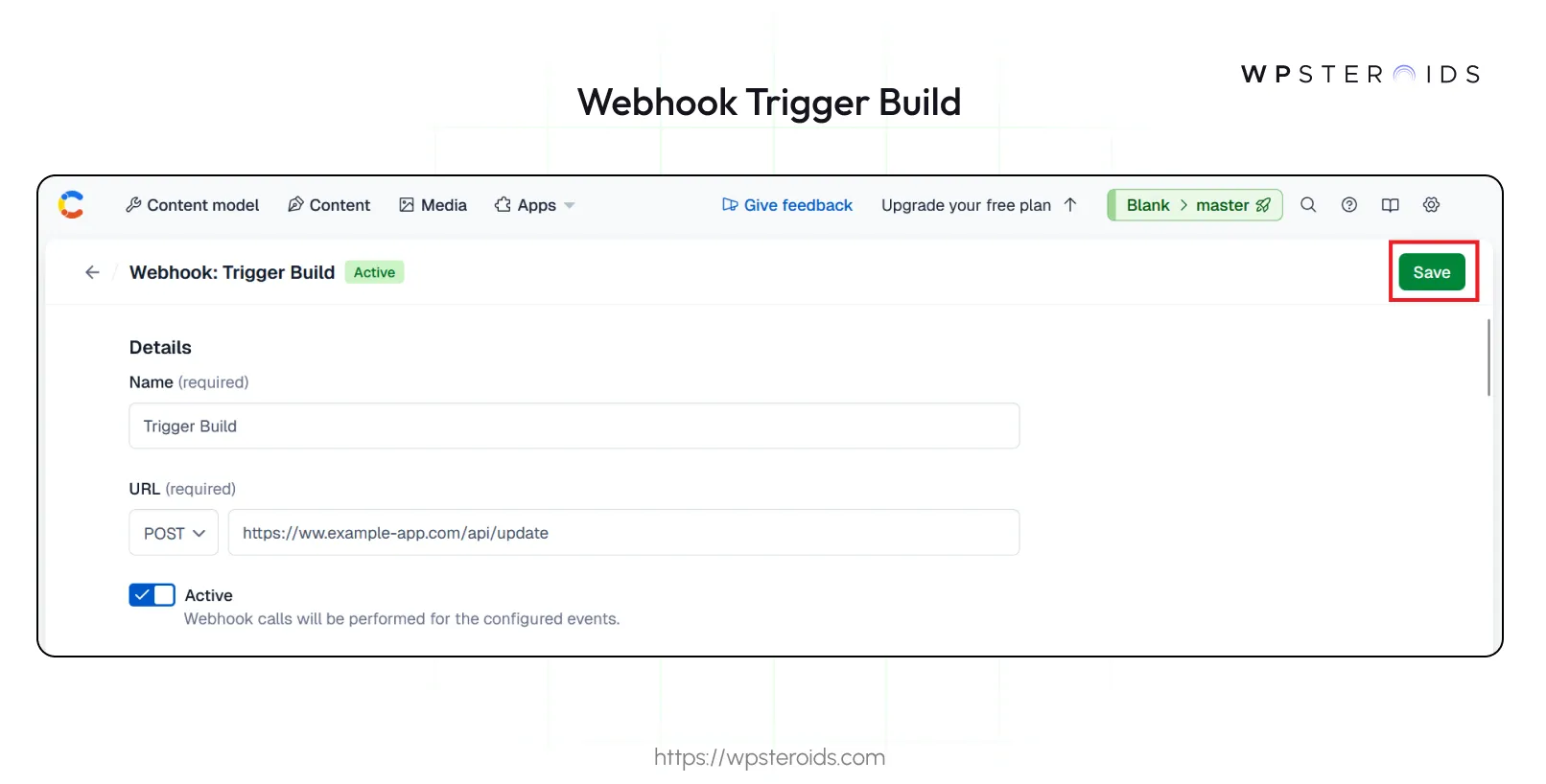 Image: Webhook Trigger Build